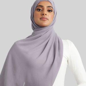 Grey Instant Hijab