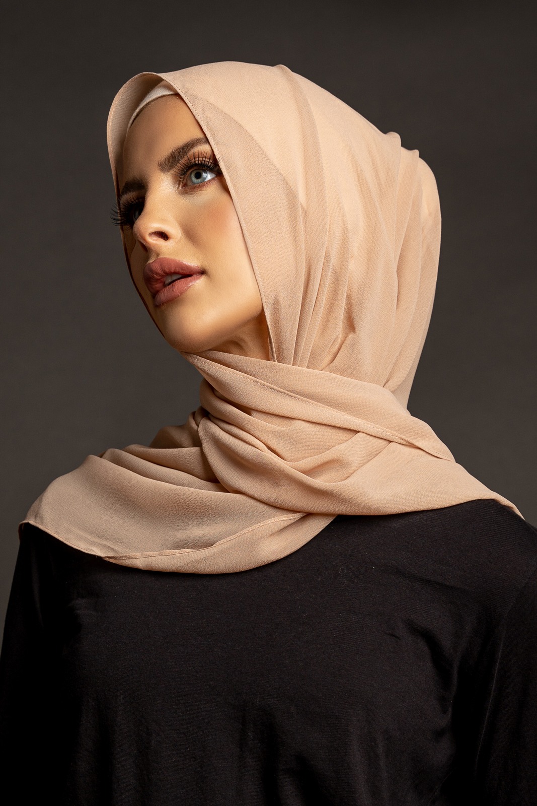 Mahogany Rose Plain Hijab