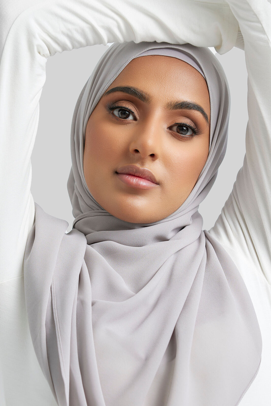 Steel Plain Hijab