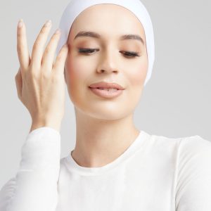 White Open Cap