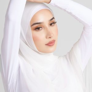 White Plain Hijab