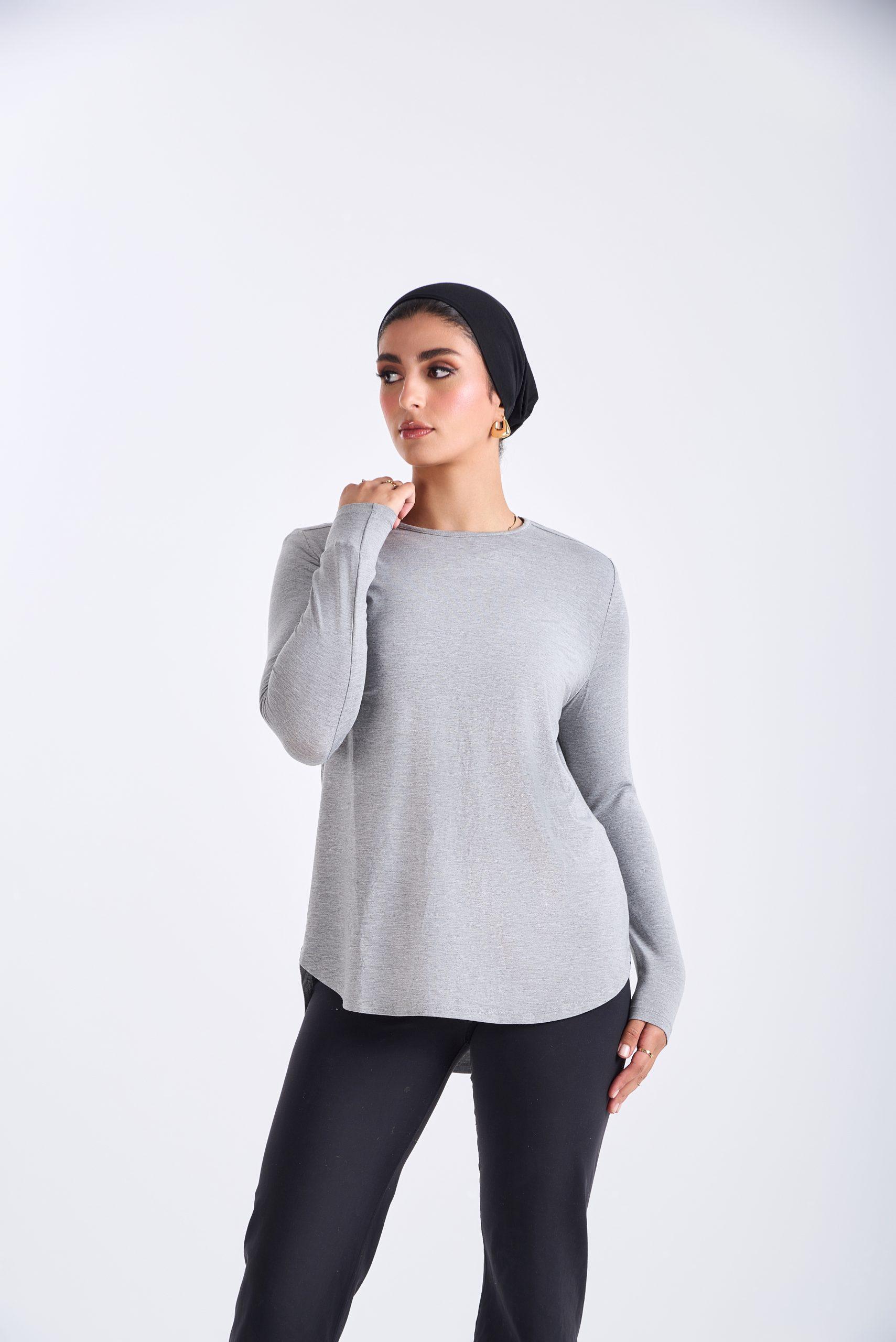 Grey Lightweight Top