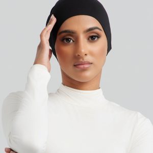 Black Open Cap