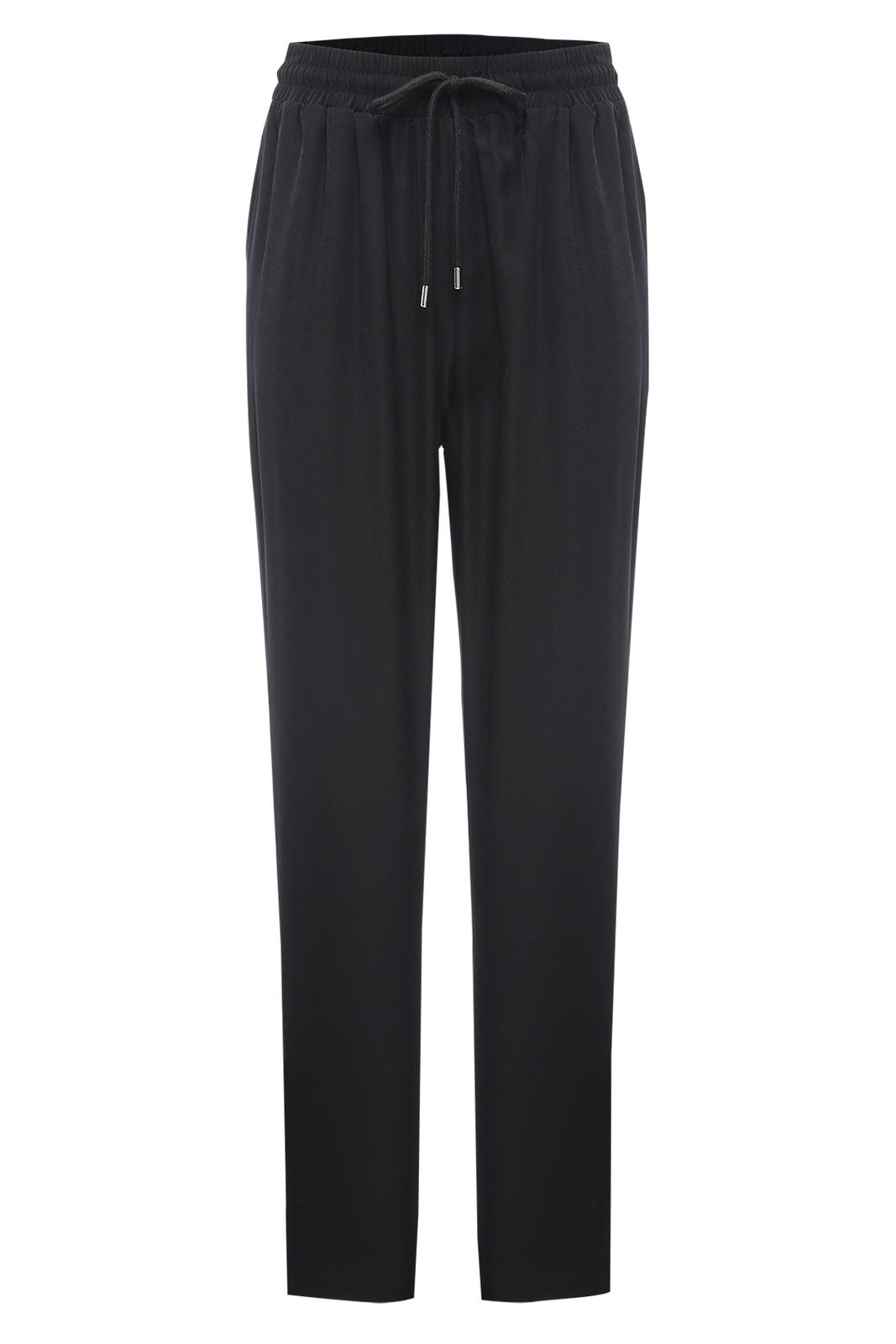 Black Elastic Pants