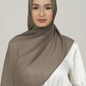 Carbon Plain Hijab