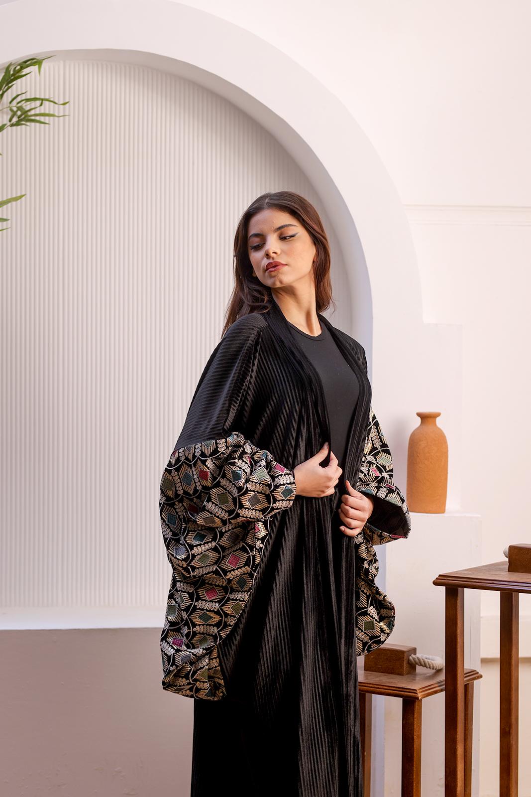 Midnight Bloom Kaftan