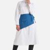 White Denim Belted Shirt Dress
