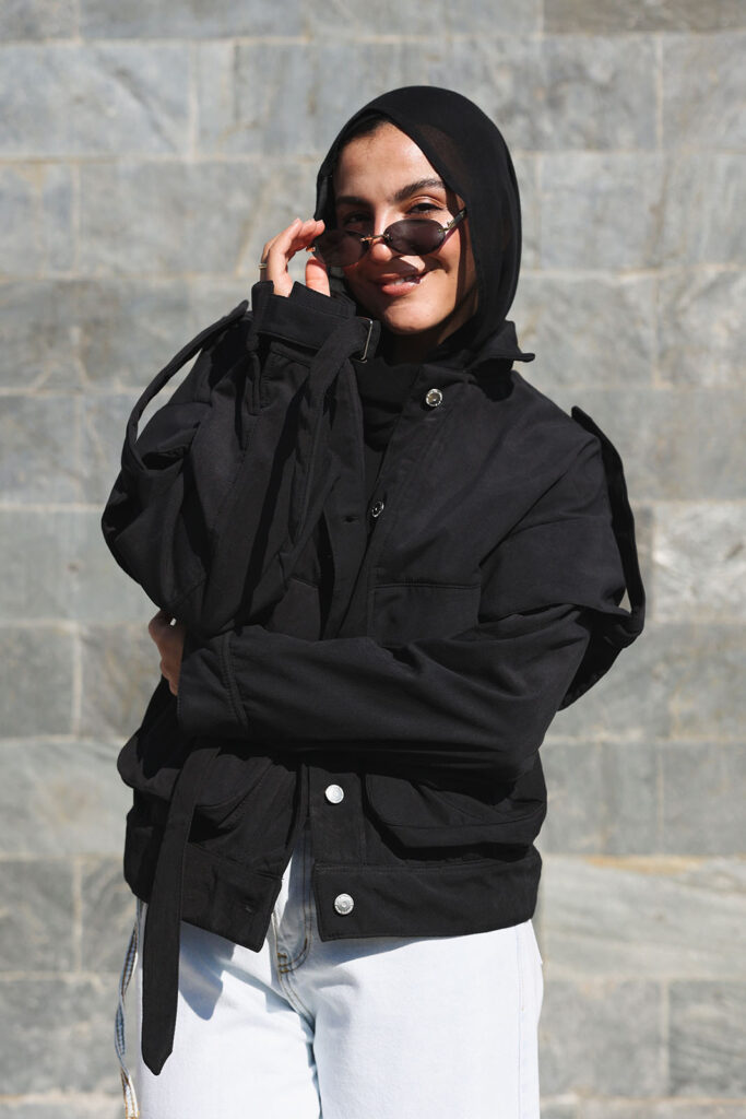 Black Multi Pocket Jacket