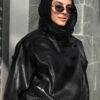 Black Funlle Neck Jacket
