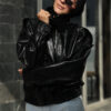 Black Funlle Neck Jacket
