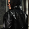 Black Funlle Neck Jacket