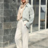 Mint Bomber Stripe Jacket