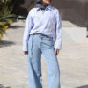 Blue Bomber Stripe Jacket